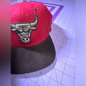 Chicago Bulls Hat Mitchell And Ness  Buckle Back Hat Cap NBA Basketball‎